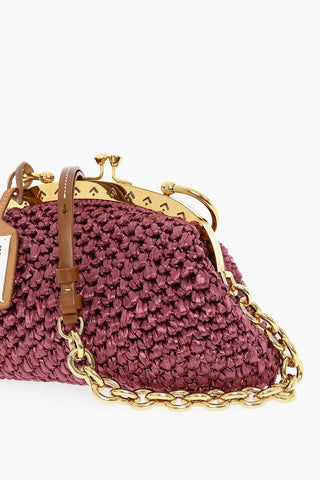 MM11 Braided Design S.W.A.L.K. Handbag with Leather Trims