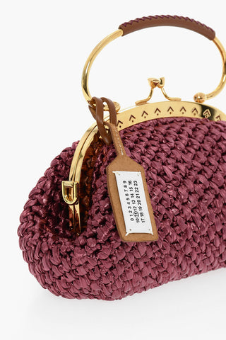 MM11 Braided Design S.W.A.L.K. Handbag with Leather Trims