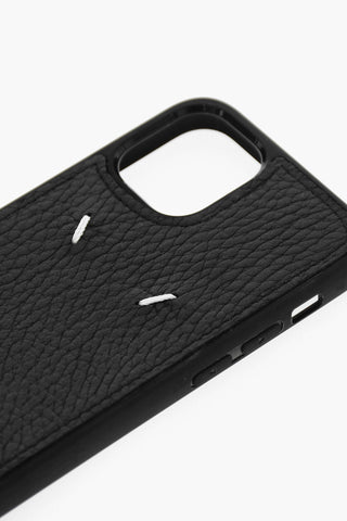 MM11 Textured Leather 12 Mini Iphone Case