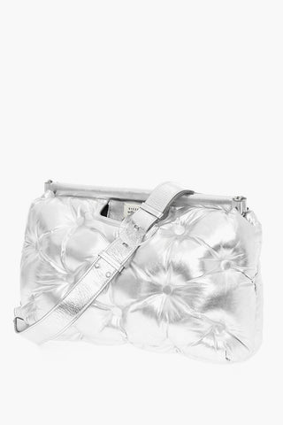 MM11 Metallic Leather GLAM SLAM Bag with Padded Design