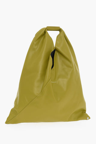 MM6 Solid Color Faux Leather JAPANESE Bag