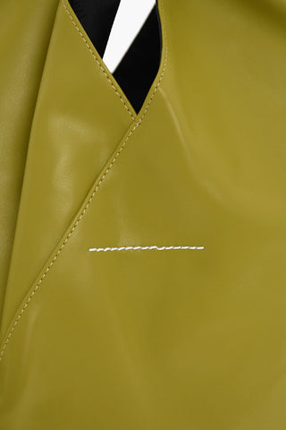 MM6 Solid Color Faux Leather JAPANESE Bag