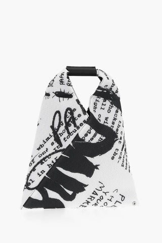 MM6 Printed Japanese Bag with Leather Trim
