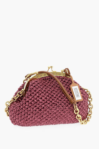 MM11 Braided Design S.W.A.L.K. Handbag with Leather Trims