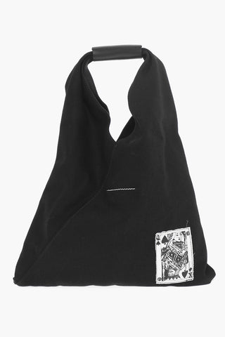 MM6 Cotton JAPANESE Bag with Contrasting Patches
