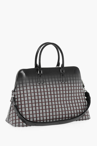 MM11 Gradient Effect Leather Maxi Tote Bag