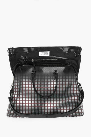 MM11 Gradient Effect Leather Maxi Tote Bag