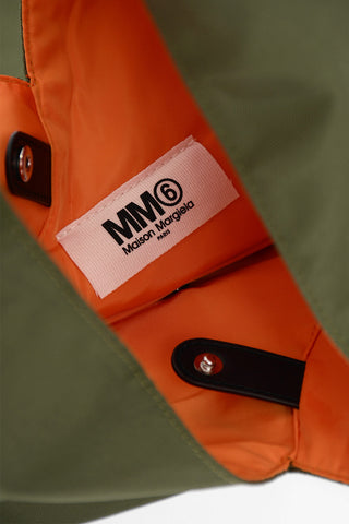 MM6 Nylon JAPANESE Bag with Leather Detail