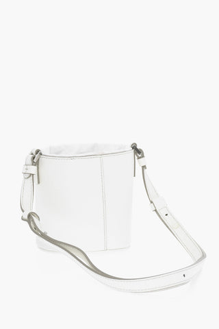 MM11 Textured Leather Mini Bucket Bag