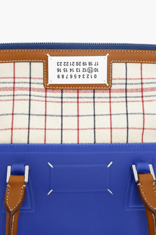 MM11 Rubber 5AC Bag with Leather Trims and Checked Detail