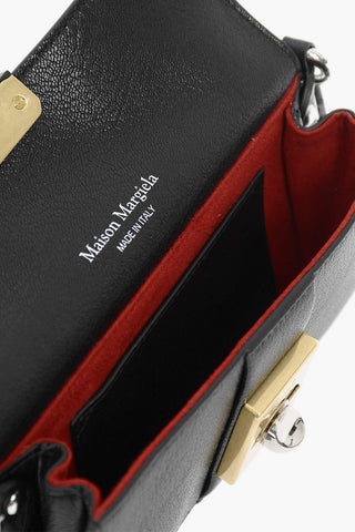 MM11 Textured Leather Two-Tone Shoulder Bag