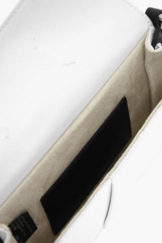 MM11 Textured Leather Two-Tone Shoulder Bag