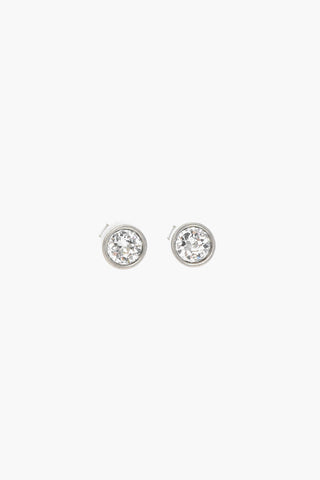 MM6 Orecchini in Argento con Gioiello