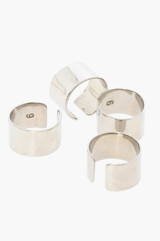 MM6 Set di 4 Anelli a Fascia 