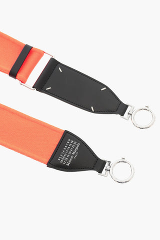 MM11 Fabric Bag Strap with Leather Trim