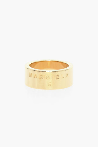 MM6 Golden Effect Banded Ring