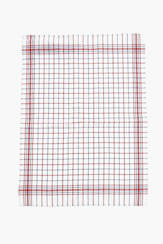 MM0 Foulard a Quadri Windowpane in Cotone