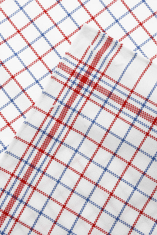 MM0 Foulard a Quadri Windowpane in Cotone