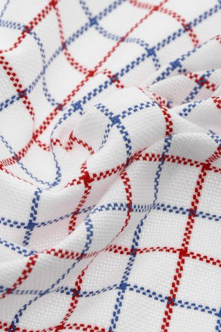 MM0 Foulard a Quadri Windowpane in Cotone