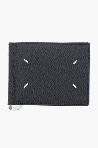 MM11 Saffiano Leather Card Holder with Money Clip