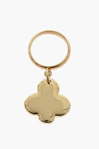 MM6 Golden Brass Ring with Pendant