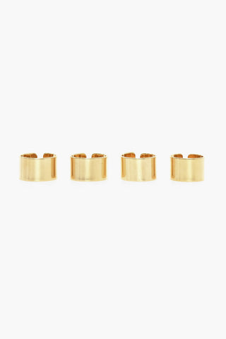 MM6 Golden-Effect 4 Pairs Of Banding Rings Set