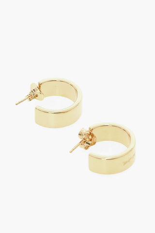 MM6 Golden Brass Earrings