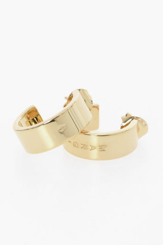 MM6 Golden Brass Earrings