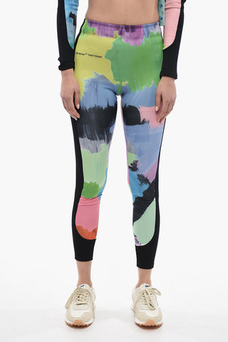 Printed BRUSH STROKE Leggings