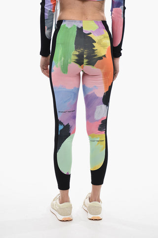 Printed BRUSH STROKE Leggings