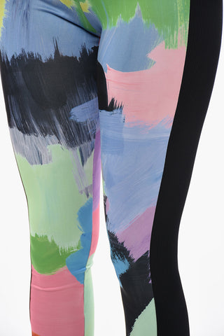 Printed BRUSH STROKE Leggings