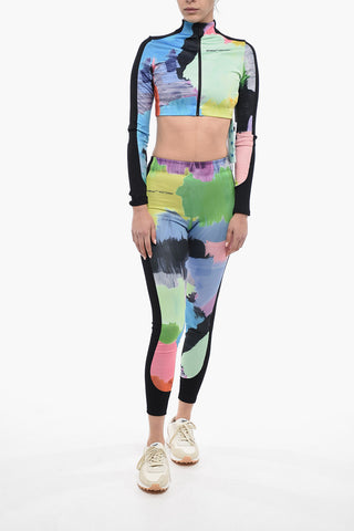 Printed BRUSH STROKE Leggings