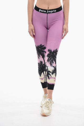 Leggings Stampati SUNSET Con Vita Elasticizzata