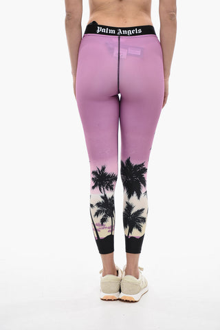 Leggings Stampati SUNSET Con Vita Elasticizzata