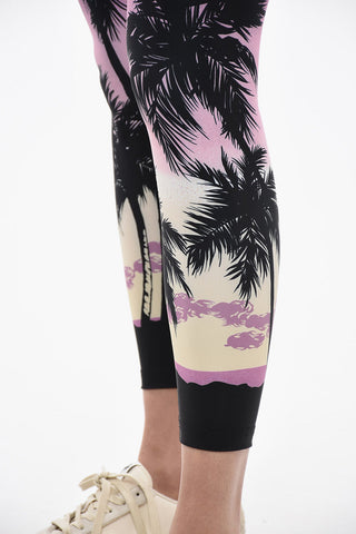 Leggings Stampati SUNSET Con Vita Elasticizzata