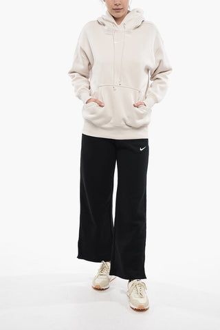 Brushed Cotton-Blend Hoodie with Patch Pocket