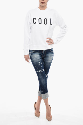 Crew Neck COOL Fleece Cotton Sweatshirt