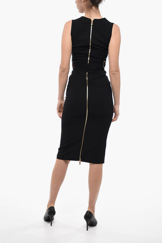 Crepe MEDUSA Dress with Belt