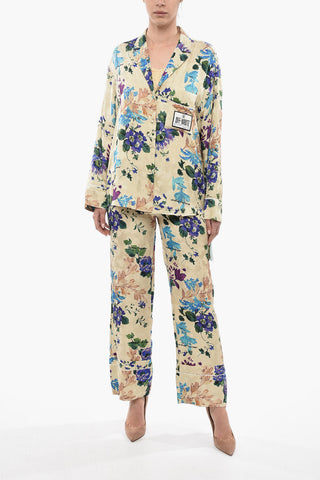 Camicia A Maniche Lunghe PAJAMA Con Stampa Floreale 