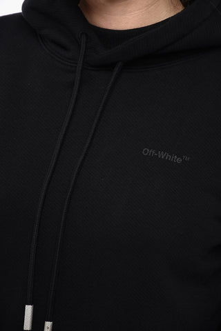 Brushed Cotton Hoodie With Printed Logo