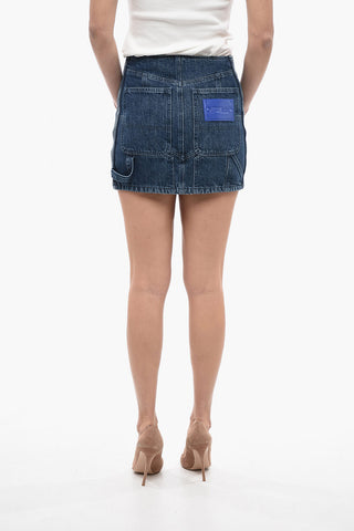 Jeans-Minirock MOTORCYLE mit Cut-out