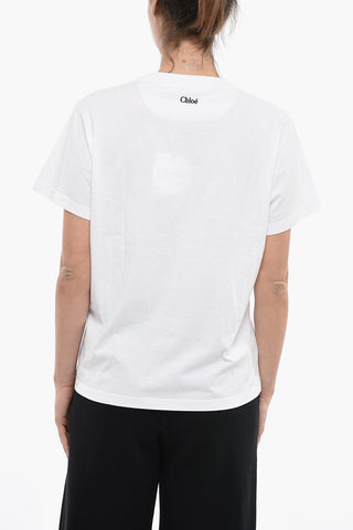 Stretch Cotton Crew Neck T-Shirt