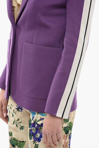 Half-Lined TRACK Blazer With Contrasting Blazer
