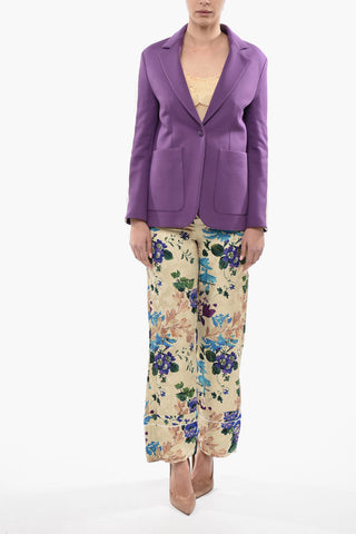 Half-Lined TRACK Blazer With Contrasting Blazer