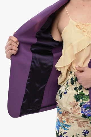 Half-Lined TRACK Blazer With Contrasting Blazer