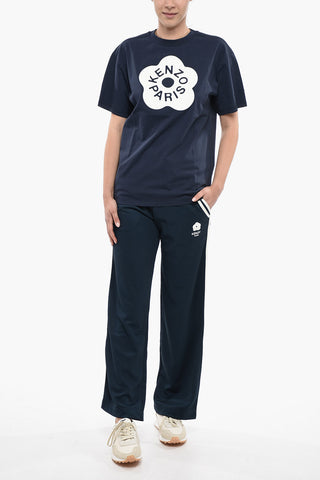 T-Shirt Girocollo BOKE FLOWER Oversized con Stampa