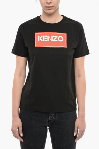 Crew Neck Loose Fit T-Shirt with Printed Logo
