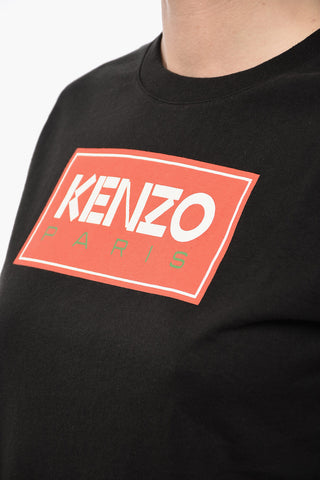 Crew Neck Loose Fit T-Shirt with Printed Logo