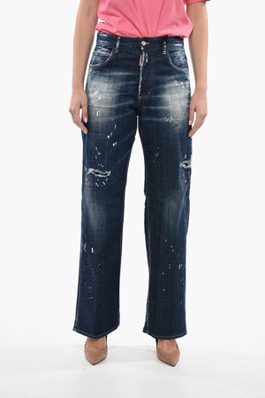 Jeans Straight Fit SAN DIEGO con Effetto Vintage 23cm