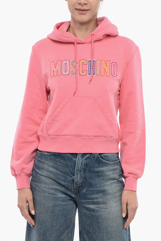 COUTURE! Cotton Hoodie with Crochet Embroidery